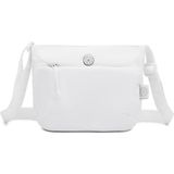 Smart Bags Mikro Poly Kumaş Postacı Kadın Çantası 3340 - Beyaz