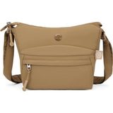 Smart Bags Mikro Poly Kumaş Postacı Kadın Çantası 3342 - Kahve