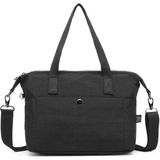 Smart Bags Nano Metalik Kumaş Kadın Omuz Çantası BC 3127 - Metalik Siyah - Gümüş