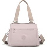 Smart Bags Orta Boy Çok Cepli Su Geçirmez Hafif Krınkıl Kumaş Kadın Omuz Çantası Kum