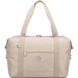 Smart Bags Orta Boy Su Geçirmez Extra Hafif Krınkıl Kumaş El Valizi ve Spor Çantası Bej - STD