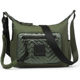 Smart Bags Parlak Kumaş Çapraz Askılı Kadın Postacı Çantası 3251 - Yeşil