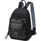 Smart Bags Parlak Kumaş Küçük Boy Askılı Kadın Sırt Çantası 3247 - Siyah - Gri