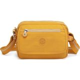 Smart Bags Postacı Kadın Çantası Krinkıl Kumaş 3166 - Hardal - Bej