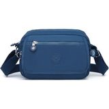 Smart Bags Postacı Kadın Çantası Krinkıl Kumaş 3166 - Lacivert0