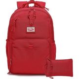 Smart Bags Sırt Çantası Okul Boyu Kalem Kutusu Hediyeli 3159 - Vişne