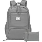 Smart Bags Sırt Çantası Okul Boyu Kalem Kutusu Hediyeli 3196 - Vizon