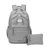 Smart Bags Sırt Çantası Okul Boyu Kalem Kutusu Hediyeli 3235 Vizon