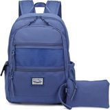 Smart Bags Sırt Çantası Okul Boyu Kalem Kutusu Hediyeli 3237 - Jeans Mavi - Renk