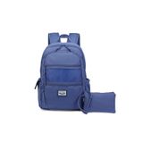 SMART BAGS Sırt Çantası Okul Boyu Kalem Kutusu Hediyeli 3237 - Jeans Mavi