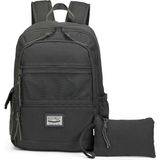 Smart Bags Sırt Çantası Okul Boyu Kalem Kutusu Hediyeli 3237 Koyu Gri