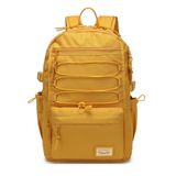 Smart Bags Sırt Çantası Okul Boyu Laptop Gözlü 3156 Hardal