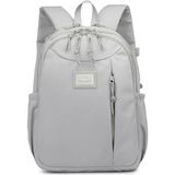 Smart Bags Sırt Çantası Okul Boyu Laptop Gözlü 3200 - Gri