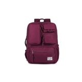 Smart Bags Sırt Çantası Okul Boyu Laptop Gözlü 3210 Bordo Tek Beden Unisex
