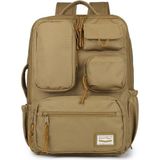 Smart Bags Sırt Çantası Okul Boyu Laptop Gözlü 3210 - Kahverengi