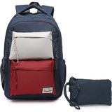 Smart Bags Sırt Çantası Okul Boyu Laptop Gözlü Okul Çantası - 00 Lacivert