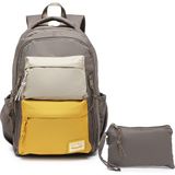 Smart Bags Sırt Çantası Okul Boyu Laptop Gözlü Okul Çantası - Sarı - Vizon