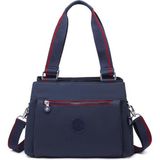 Smart Bags Smartbags Kırinkıl Kumaş Kadın Omuz Çantası 2022-1125 Lacivert