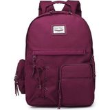 Smart Bags Smartbags Okul Boy Laptop Gözlü Sırt Çantası 2022-3205 Bordo