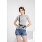 Smart Bags SMBYB1112-5146 Siyah Beyaz Kadın Postacı Çanta