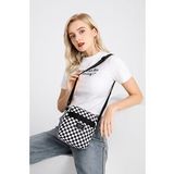 Smart Bags SMBYB3089-5146 Siyah Beyaz Unisex Postacı Çanta