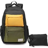 Smart Bags Su Geçirmez Laptop Bölmeli Çok Gözlü Büyük Boy Orta Okul ve Lise Sırt Çantası Siyah Sarı - Siyah - Sarı - Standart