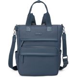 Smart Bags Twill Dimi Kumaş Anne Bebe Kadın Sırt Çantası 3328 - Füme
