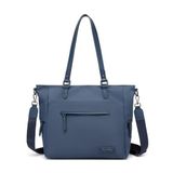 Smart Bags Twill Dimi Kumaş Kadın Omuz Çantası 3323 Füme Laci
