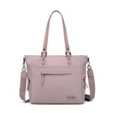 Smart Bags Twill Dimi Kumaş Kadın Omuz Çantası 3323 - Ten