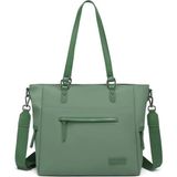 Smart Bags Twill Dimi Kumaş Kadın Omuz Çantası 3323 - Yeşil