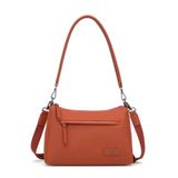 Smart Bags Twill Dimi Kumaş Kadın Omuz Çantası 3325 - Kiremit
