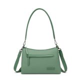 Smart Bags Twill Dimi Kumaş Kadın Omuz Çantası 3325 - Yeşil