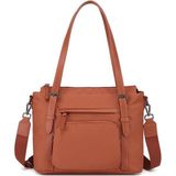Smart Bags Twill Dimi Kumaş Kadın Omuz Çantası 3329 - Kiremit