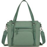 Smart Bags Twill Dimi Kumaş Kadın Omuz Çantası 3329 - Yeşil