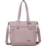 Smart Bags Twill Dimi Kumaş Kadın Omuz Çantası 3331 - Ten