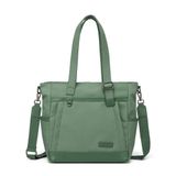 Smart Bags Twill Dimi Kumaş Kadın Omuz Çantası 3331 - Yeşil