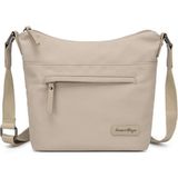 Smart Bags Twill Dimi Kumaş Postacı Kadın Çantası 3327 - Bej