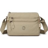 Smart Bags Vizon Kadın Omuz Çantası Hafif Kumaş Çok Cepli Çapraz Uzun Askılı - Standart