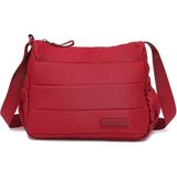 Smart Bags Yumuşak Kumaş Askılı Postacı Kadın Çantası 8730 - Vişne