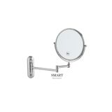 Smart Banyo Direskli Makyaj Aynesi 5X Büyüteçli Duvara Monte - Saten