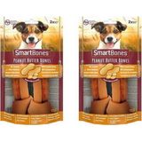 Smart Bones Yer Fıstığı Ezmeli Orta Irklar Için Düğümlü Köpek Ödül Kemiği (2li) 158GR x 2 Adet - Kahverengi