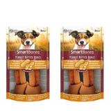 Smart Bones Yer Fıstığı Ezmeli Orta Irklar İçin Düğümlü Köpek Ödül Kemiği (2Li) 158Gr X 2 Adet