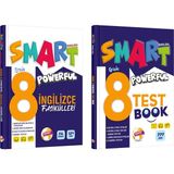 Smart English 8. Sınıf Powerful Ingilizce Fasikülleri + Test Book Seti 2 Kitap