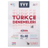 Smart English Limit Yayınları TYT Türkçe 15 X 40 5 Aşamada Yeni Soru Tarzları ile Denemeleri