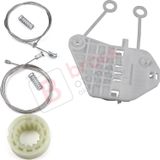 Smart Fortwo Mk1 450 1998-2007 Coupe Cabrio Convertible C0002702 İçin Elektrikli Sağ Cam Kriko Seti