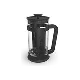 Smart French Press, Yaklaşık 350 ml Kahve Hazırlayıcı, Siyah Polipropilen Gövde, Bulaşık Makinesinde Yıkanabilir Borosilikat Cam Sürahi, Paslanmaz Çelik Filtre Sistemi - Renkli