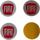 Smart Garage Fiat Jant Göbeği Etiket 55 mm 4 Adet
