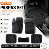 Smart Garage Fiat / Tofaş Murat 124 Araçlarına Uyumlu Havuzlu Oto Paspas 5 Parca Kaliteli - Siyah
