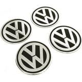 Smart Garage Volkswagen Jant Göbeği Arma Yapışkanlı 4'lü Set