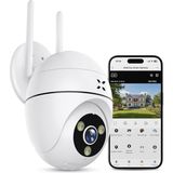 Smart Güvenlik Kamerası | 1440P Mobil Kontrol Hareket Takipli Gece Görüşlü Dış Mekan Kamera